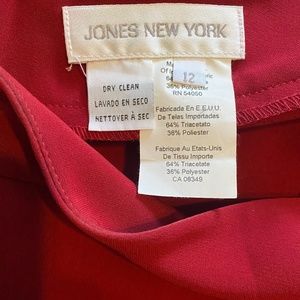 Red Jones NY skirt.